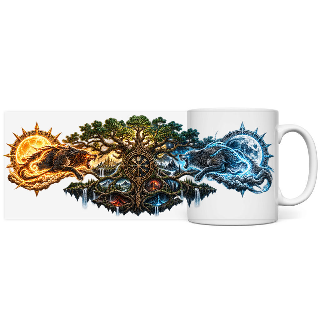 Sköll & Hati //Panorama Tasse