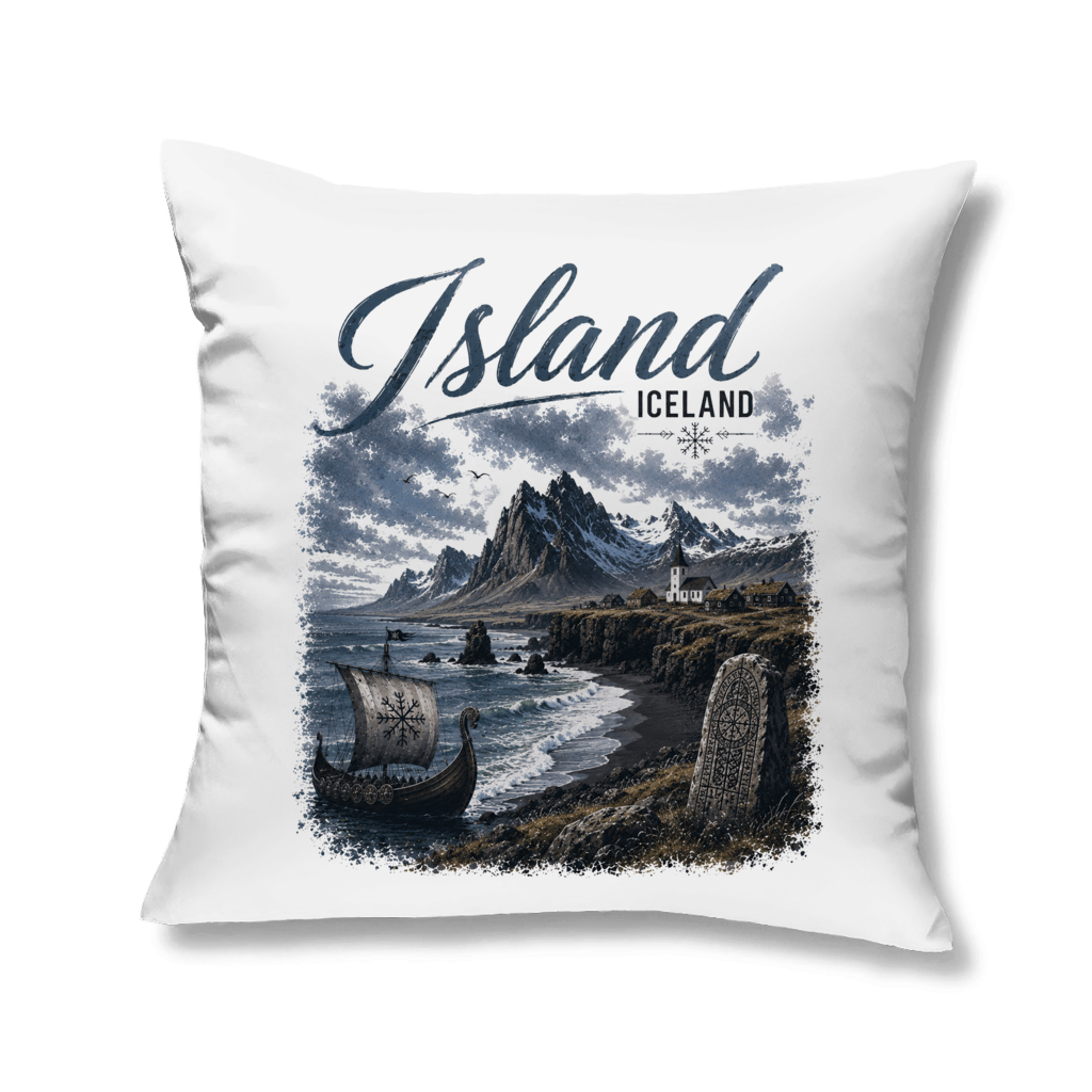 Die Wikingerwelt - Island // Kopfkissen