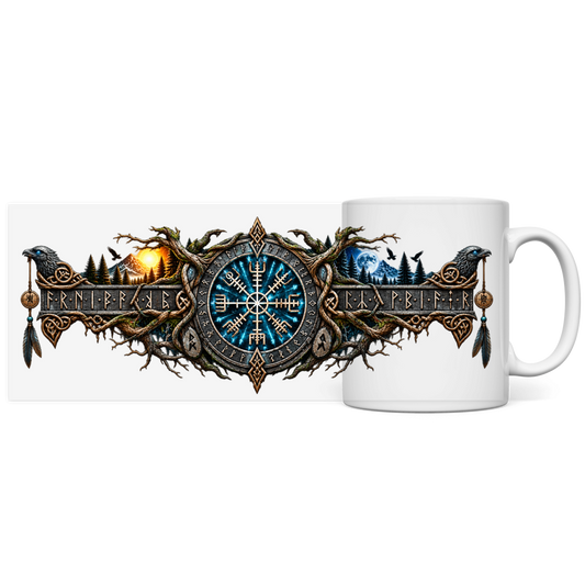 MontagMorgenSchutz // Panorama Tasse