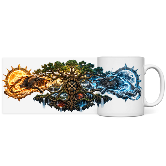 Sköll & Hati //Panorama Tasse