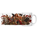 Freya und die Walküren // Panorma Tasse