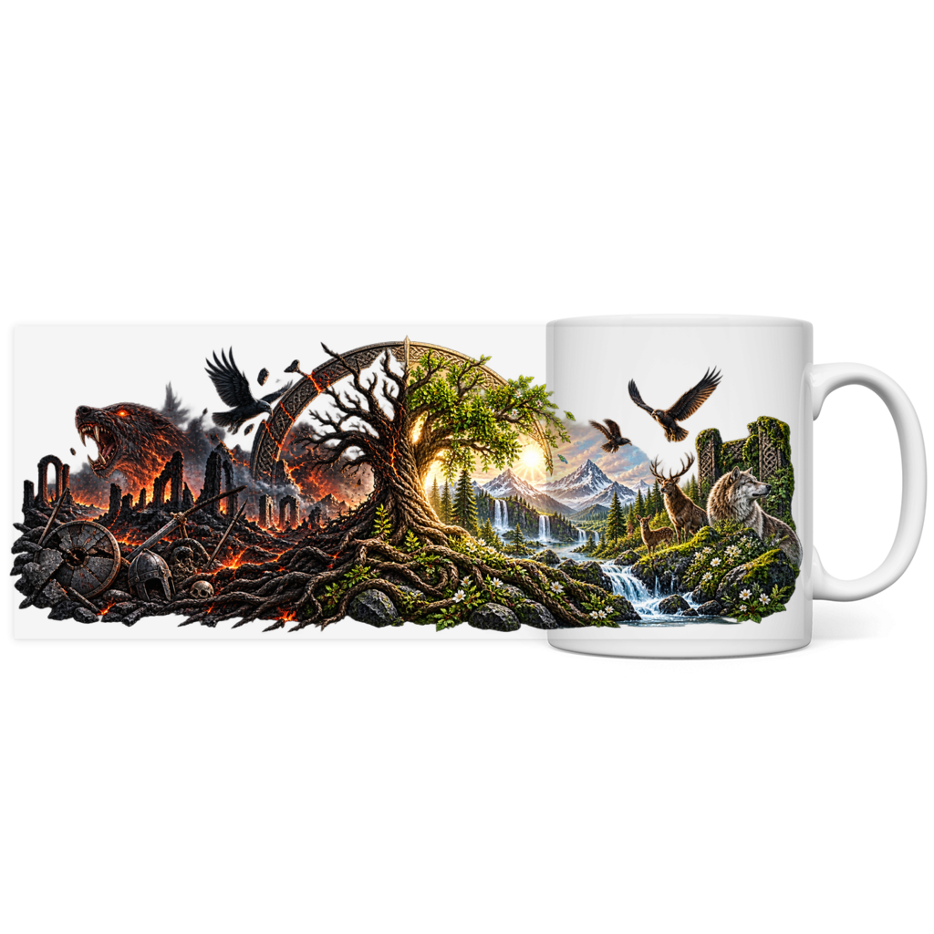 Neubeginn // Panorama Tasse
