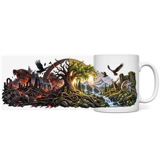 Neubeginn // Panorama Tasse