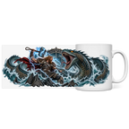 Thor gegen die Weltenschlange // Panorama Tasse