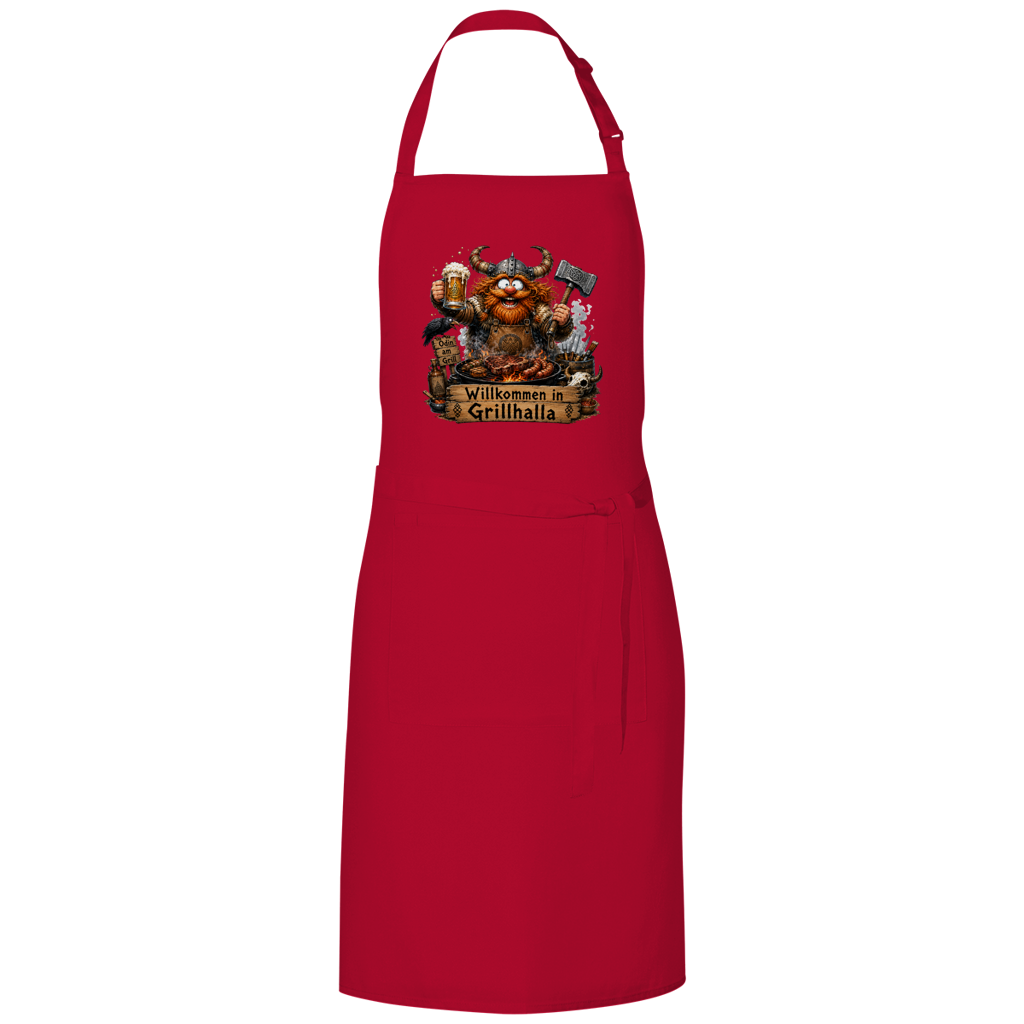 Willkommen in Grillhalla // Grillschürze