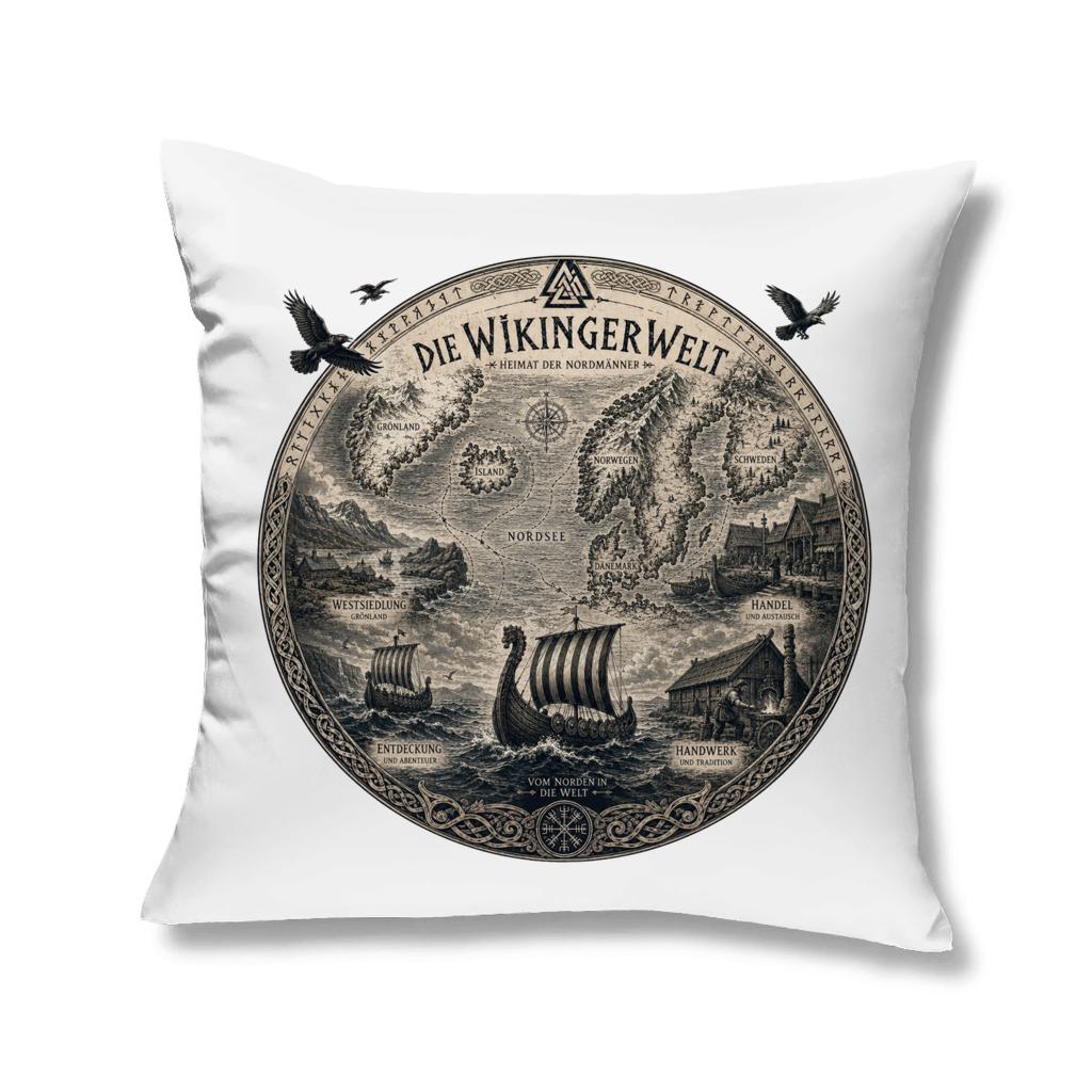 Die Wikingerwelt - Island // Kopfkissen