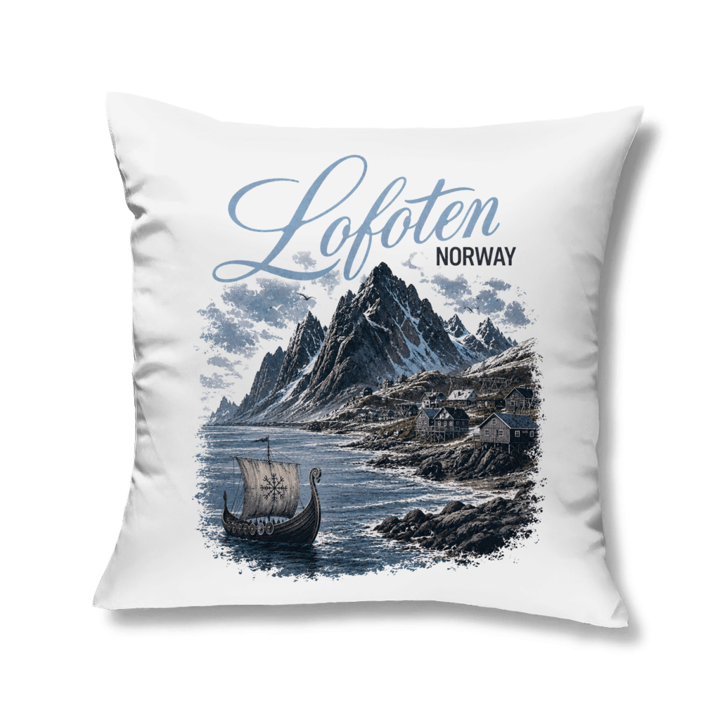 Die Wikingerwelt - Lofoten  // Kopfkissen
