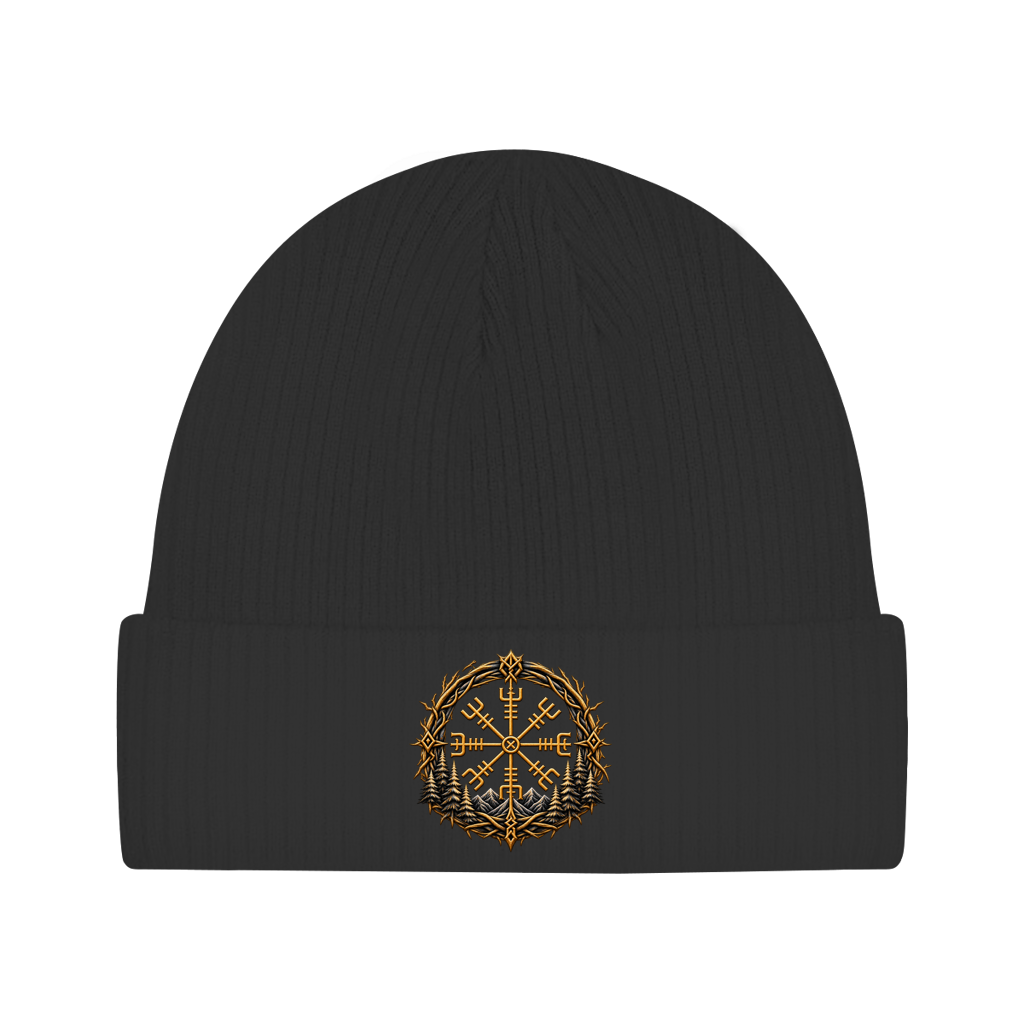 Goldener Vegvisir // Beanie