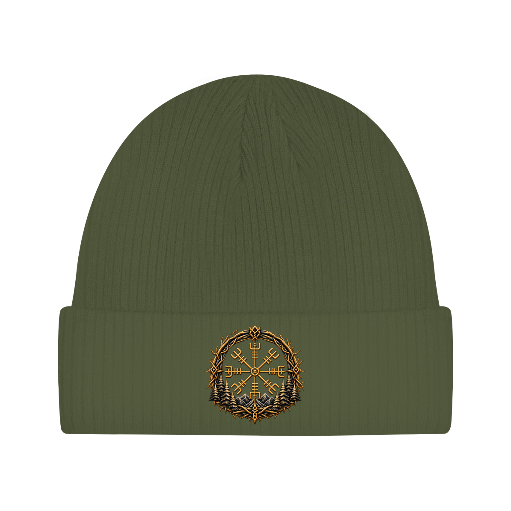 Goldener Vegvisir // Beanie