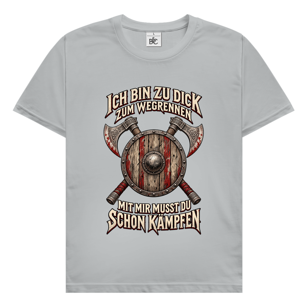zu dick zum rennen // Shirt