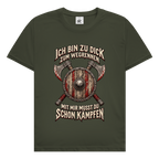 zu dick zum rennen // Shirt