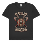 zu dick zum rennen // Shirt