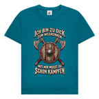 zu dick zum rennen // Shirt