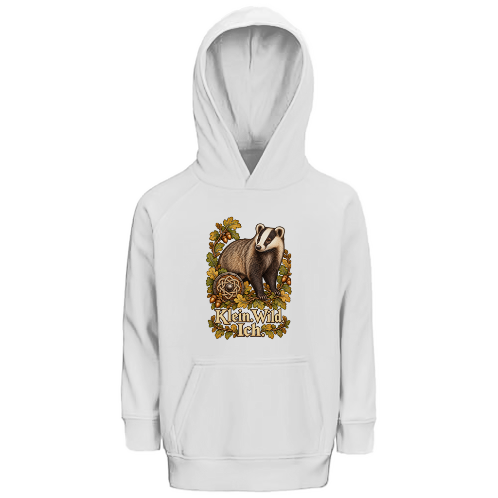 Klein.Wild.Ich. // Kids Premium Bio Hoodie