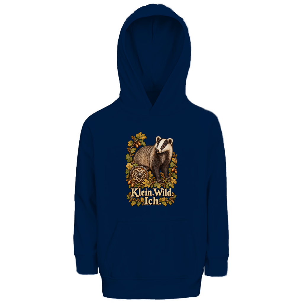 Klein.Wild.Ich. // Kids Premium Bio Hoodie