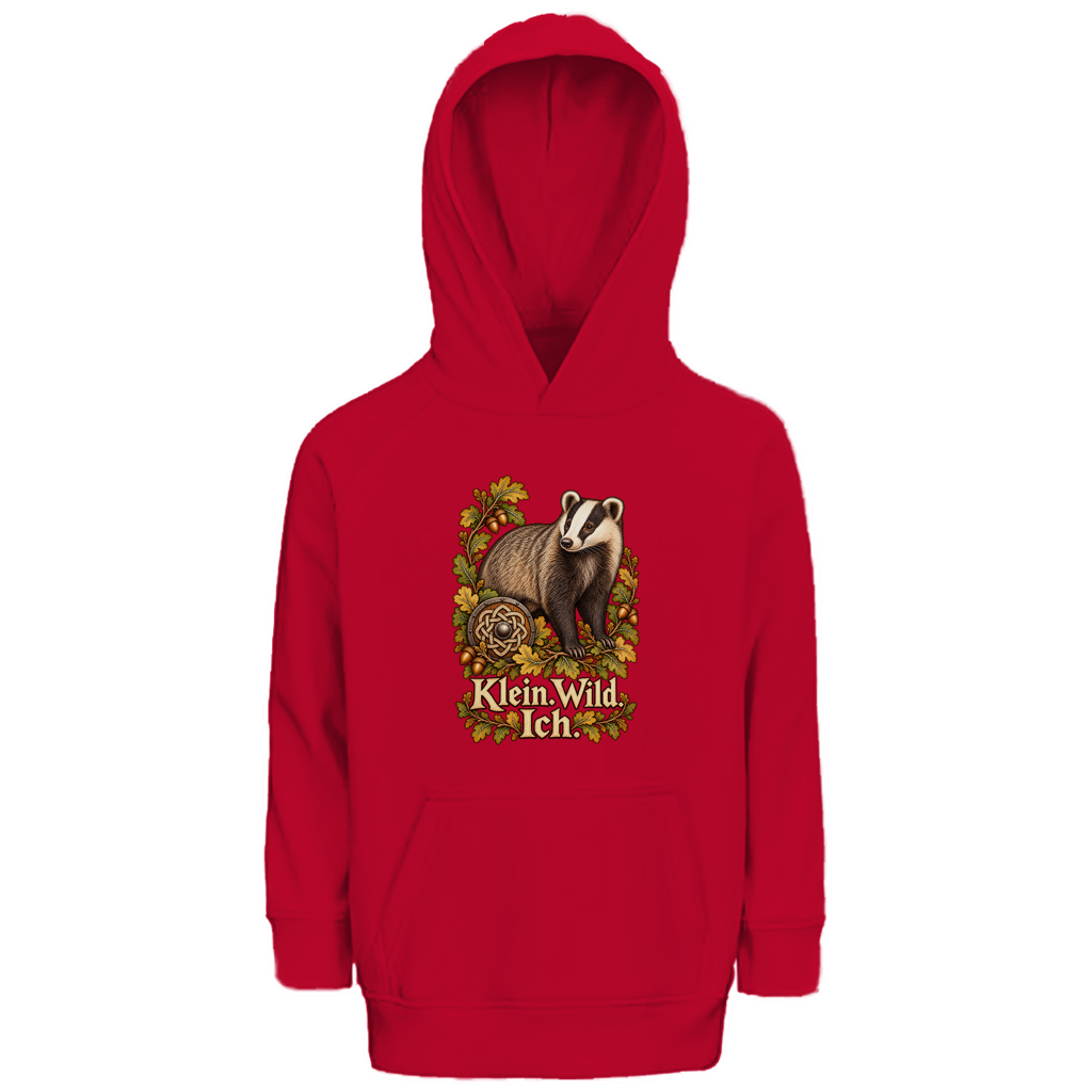 Klein.Wild.Ich. // Kids Premium Bio Hoodie