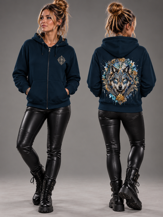 Wolfsseele // Zip-Hoodie