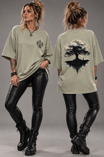 Foggy Yggdrasil // Oversize Fit