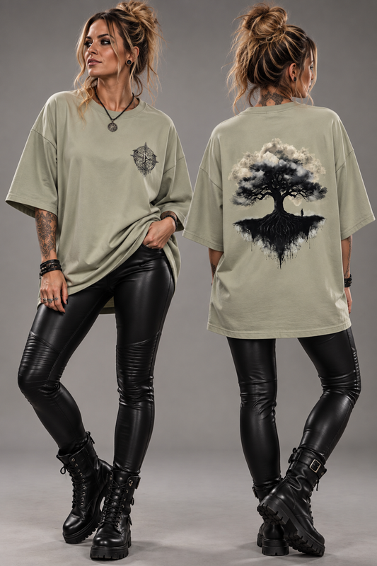 Foggy Yggdrasil // Oversize Fit